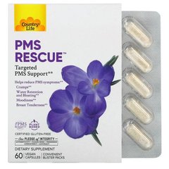 Country Life PMS Rescue 60 веганских капсул