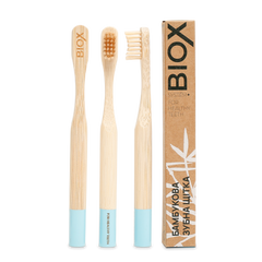 Зубна щітка для дітей бамбукова Blue