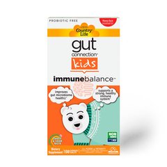 Country Life Gut Connection Kids ImmuneBalance Формула иммунитета 100 жевательных табл