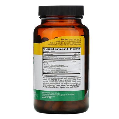 Country Life Буфер витамин С с контролем рН 120 капсул