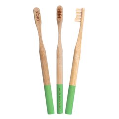 Зубная щетка для взрослых бамбуковая Green