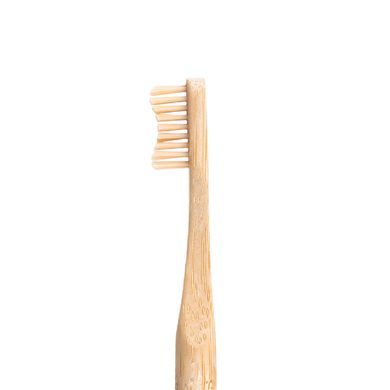 Зубная щетка для взрослых бамбуковая White